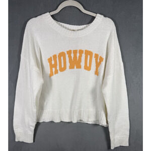 White Crow Women's Howdy Lightweight Sweater Size XL‎ New With Tags